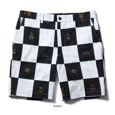 SOFTMACHINE CHESSBOARD SHORTS画像