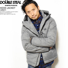 DOUBLE STEAL HOOD JACKET -GRAY- 774-68001G画像