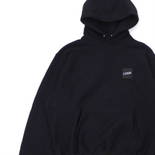 LQQK Studio SIGNATURE SNAP HOODIE BLACK画像