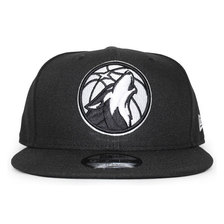 NEW ERA MINNESOTA TIMBERWOLVES SNAPBACK BLACK NRNE70387914画像