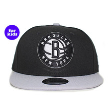 NEW ERA BROOKLYN NETS スナップバックキャップ BLACKxGREY NRNE70350819画像