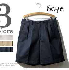 SCYE BASICS 2タック チノショーツ 5118-81503画像