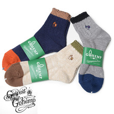 GOHEMP &times; ANONYMOUSISM HEMP SLUB QUARTER SOCKS GHG0011GLL画像