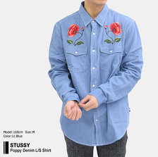 STUSSY Poppy Denim L/S Shirt 111952画像