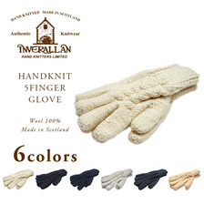 INVERALLAN 12Q HANDKNIT 5FINGER GLOVE画像