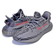 adidas YEEZY BOOST 350 V2 Beluga 2.0 grey/bold orange/dark solid grey AH2203画像