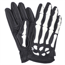 Supreme Vanson Leather X-Ray Gloves BLACK画像