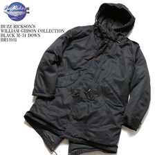 Buzz Rickson's WILLIAM GIBSON COLLECTION BLACK M-51 DOWN BR13931画像