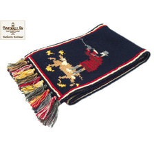 INVERALLAN 11P HANDKNIT MUFFLER navy画像