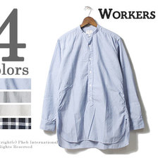Workers Band Collar Shirt画像