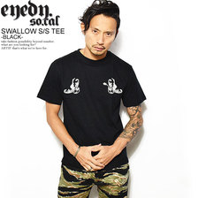 EYEDY SWALLOW S/S TEE -BLACK- EYE-TM006B画像