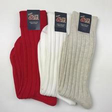 & LIFE SOX VARSITY リブ編み 無地 ソックス画像