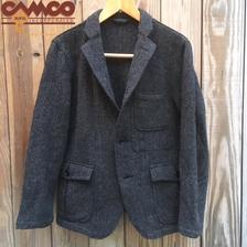 CAMCO ツイード 3B ウール テーラード ジャケット画像