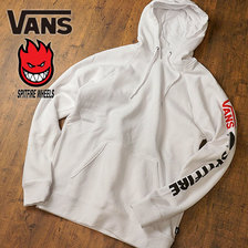 VANS &times; SPITFIRE PULLOVER HOODIE VN0A3HDKWHT画像