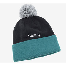 STUSSY Helvetica HO17 Pom Beanie 132862画像