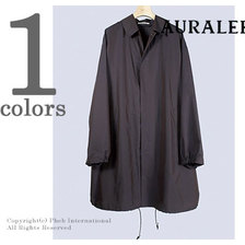 AURALEE FINX CHAMBRAY BIG SOUTIEN COLLAR COAT A8SC01SC画像