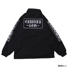 Cruizer & Co. EAST LA COACH JACKET BLACK画像