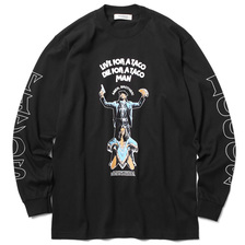 RADIALL TACOS LOCOS - L/S T-SHIRT (BLACK)画像