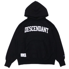 Ron Herman &times; DESCENDANT HOODED SWEATSHIRT BLACK画像