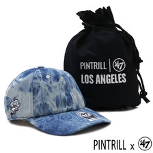 '47 Brand &times; PINTRILL LOS ANGELES CALI ROLL CAP INDIGO BLUE画像