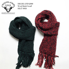 HIGHLAND2000 Wool Knit Scarf HL17-1001S画像