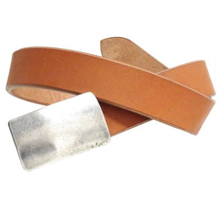 SAMURAI JEANS A103-18S トップ型バックル・極厚スエアハイドベルト画像