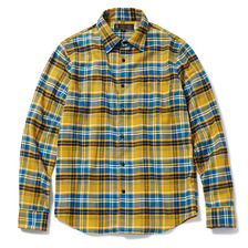 TOYPLANE CHECK FLANNEL SHIRT (YELLOW) TP17-FSH03画像
