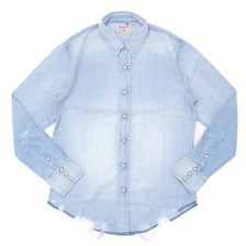 Ron Herman &times; Wrangler Denim L/S shirt INDIGO画像