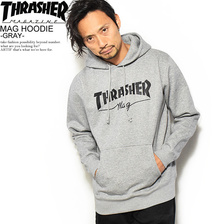THRASHER MAG HOODIE -GRAY- TH95107G画像