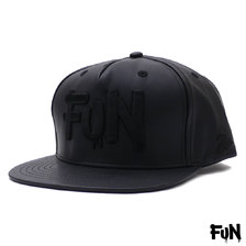 FUN &times; 7UNION STRAPBACK CAP BLACK画像