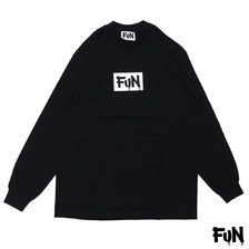 FUN BOX LOGO L/S TEE BLACK画像