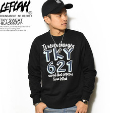 LEFLAH TKY SWEAT -BLACK/NAVY- LEFSW06-1712AWN画像
