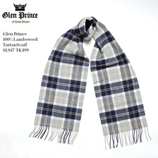 Glen Prince 100% Lambswool Tartan Scarf SLS17-TK499画像