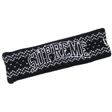 Supreme New Era Arc Logo Headband BLACK画像