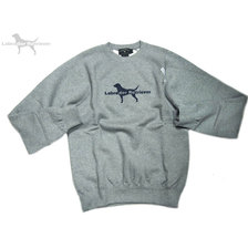 Labrador Retriever LOGO CREW grey画像