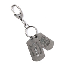 AVIREX DOG TAG KEY RING A.F. 601918102画像