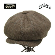 DAPPER'S Herringbone Casquette LIGHT BROWN LOT1223画像