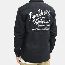 BEN DAVIS T/C Twill EMB L/S Shirt T-8380024画像