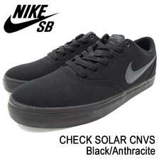 NIKE SB CHECK SOLAR CNVS Black/Anthracite 843896-002画像