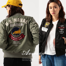 AVIREX L-LIGHT MA-1"U.S. NAVAL" 6282026画像