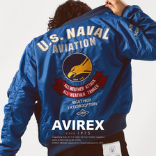 AVIREX LIGHT MA-1 U.S.NAVAL AVIATION 6182132画像
