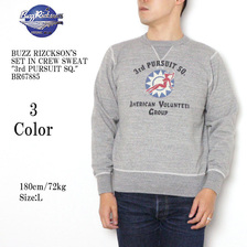 Buzz Rickson's SET IN CREW SWEAT "3rd PURSUIT SQ" BR67885画像