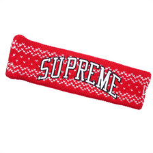 Supreme New Era Arc Logo Headband RED画像