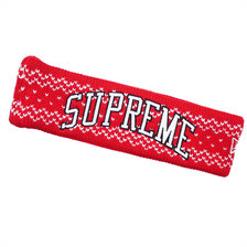 Supreme New Era Arc Logo Headband RED画像