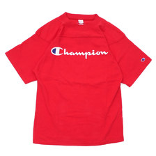 nanamica &times; Champion 8OZ FOOTBALL TEE RED画像