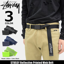 STUSSY Reflective Printed Web Belt 135147画像
