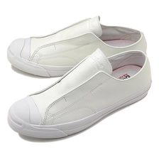 CONVERSE JACK PURCELL NEWSLIP LEATHER R WHITE 32243310画像