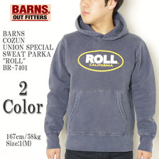 BARNS COZUN UNION SPECIAL SWEAT PARKA "ROLL" BR-7401画像