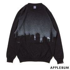 APPLEBUM CITY Crew Sweater BLACK画像