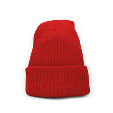 BRONER VALUE KNIT CUFF DARK RED 61-10画像